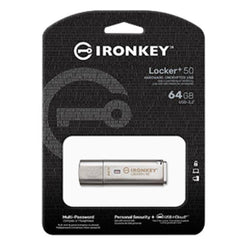 Kingston - IronKey Locker Plus 50 64GB