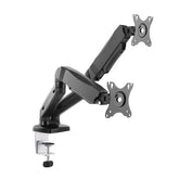 EQUIP - STAFFA DOPPIO MONITOR 17"-32" PAN & TILT DA SCRIVANIA