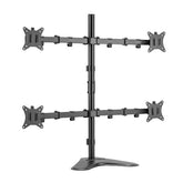 EQUIP - STAFFA QUADRUPLO MONITOR 17"-32" ARTICOLATO DA SCRIVANIA