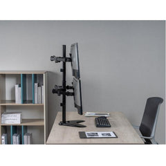 EQUIP - STAFFA QUADRUPLO MONITOR 17"-32" ARTICOLATO DA SCRIVANIA
