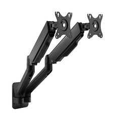 EQUIP - STAFFA DOPPIO TV/MONITOR 17"-32" DA PARETE, Lunghezza Braccio 450mm