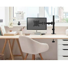 EQUIP - STAFFA MONITOR 13"-27" PAN & TILT ARTICOLATA DA SCRIVANIA, 360°