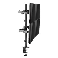 EQUIP - STAFFA QUADRUPLO MONITOR 17"-32" ARTICOLATA PAN & TILT DA SCRIVANIA, 360°
