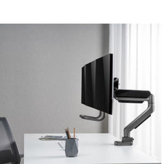 EQUIP - STAFFA TRIPLO MONITOR 17"-27" PAN & TILT DA SCRIVANIA