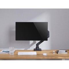 EQUIP - STAFFA MONITOR 17"-49" ROBUSTO PAN & TILT DA SCRIVANIA, NERO