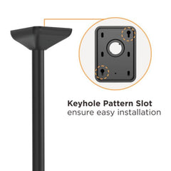 EQUIP - STAFFA DOPPIA TV DA SOFFITTO 45"-55"
