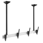 EQUIP - STAFFA DOPPIA TV DA SOFFITTO 45"-55"