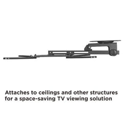 EQUIP - STAFFA TV 23"-55" PAN & TILT DA SOFFITTO