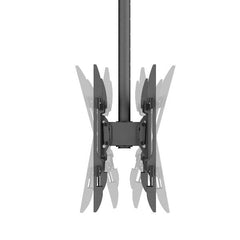 EQUIP - STAFFA DOPPIA TV DA SOFFITTO 43"-80" "BACK TO BACK"
