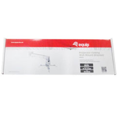 EQUIP - SUPPORTO PER VIDEOPROIETTORE DA SOFFITTO/PARETE, BIANCO
