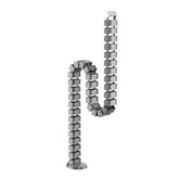 EQUIP - CANALINA PER CAVI "DELUXE" per Scrivania, Grigio