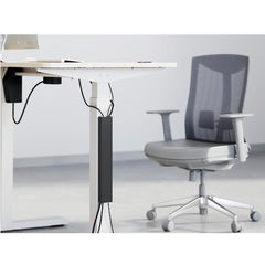 EQUIP - CANALINA MAGNETICA ORGANIZZATORE di CAVI, Nero