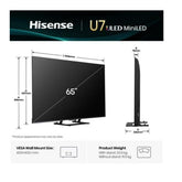 65 U79Q MINI LED 4K UHD SMART VIDAA REFRESH RATE 144HZ