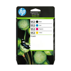 Confezione da 4 cartucce di inchiostro nero, ciano, magenta, giallo originali HP 953