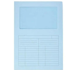 Fraschini - CARTELLINE CON FINESTRA 120GR BL, CONFEZIONE DA 50
