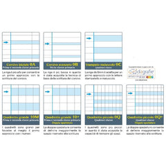 Quaderno ONE COLOR DIDATTICO A4 - 0B con marg. (conf.6)