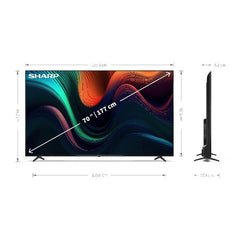 70 UHD 4K FRAMELESS SMART GOOGLE TV