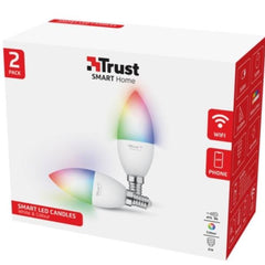 E14 DUO-PACK LED RGBCW CANDELA WI-FI COMAPTIBILE ALEXA GOOGLE HOME