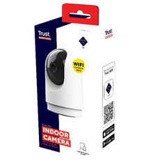 TELECAMERA SICUREZZA IPCAM 360° DA INTERNO WI-FI 2,4GHz + 5 GHz - TRUST IPCAM-2700 INDOOR - BIANCA