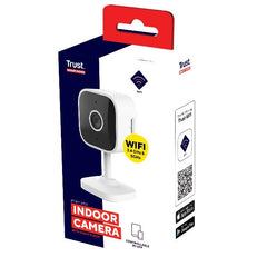 TELECAMERA SICUREZZA IPCAM FISSA DA INTERNO WI-FI 2,4GHz + 5 GHz - TRUST IPCAM-2900 INDOOR - BIANCO