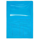 CF20 CARTELLINE C/FINESTRA 200GR BLU
