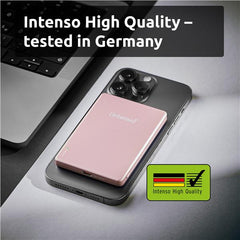 POWER BANK MAG SAFE Intenso MW 5000 mAh Ricarica Wireless Pink