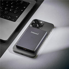 POWER BANK MAG SAFE Intenso MW 5000 mAh Ricarica Wireless Grey