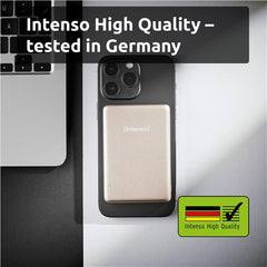 POWER BANK MAG SAFE Intenso MW 10000 mAh Ricarica Wireless Champagne