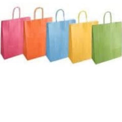 Florio - Shopper a fantasia assortito, 18x8x20, confezione da 25