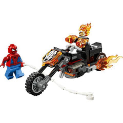 Spider-Man vs. Ghost Rider in motocicletta