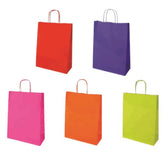 Florio - Shopper jolly color assortiti 37x13x42, confezione da 25