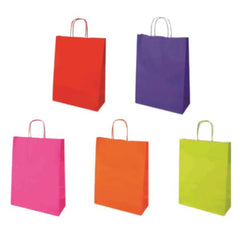 Florio - Shopper jolly color assortiti 37x13x42, confezione da 25