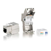 EQUIP - PRESA PREMIUM KEYSTONE CAT.6 SCHERMATO Toolfree LSA, 8pz/confez.