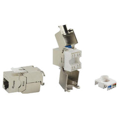 EQUIP - PRESA KEYSTONE SCHERMATA CAT.6A Toolfree LSA, 8pz/confez.