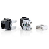EQUIP - PRESA KEYSTONE NON SCHERMATA CAT.6 LSA, 8pz/confez.