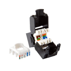 EQUIP - PRESA KEYSTONE NON SCHERMATA CAT.6a Toolfree, LSA, 8pz/confez.