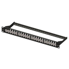 EQUIP - PATCH PANEL 48-PORTE KEYSTONE NON SCHERMATO 19" 1U, Nero