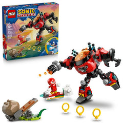 Knuckles vs. il Mech Egg Crusher del Dr. Eggman