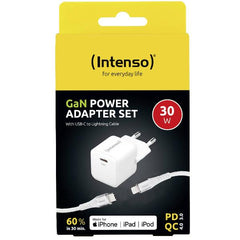 Caricatore USB 30 W 1x USB-C ®, Apple Lightning Bianco Ambiente interno GaN, USB Power Delivery