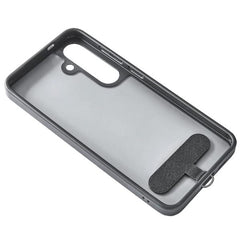 Cordino di ricarica USB-C e portacellulare 2 in 1 nero