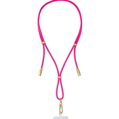 Cordino di ricarica USB-C e portacellulare 2 in 1 Neon Pink