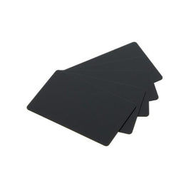 CARD,FOOD SAFE PVC,30 MIL,BLACK/BLACK,GLOSSY (500 BOX)