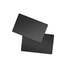 CARD,FOOD SAFE PVC,30 MIL,BLACK/BLACK,MATTE (500 BOX)