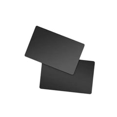 CARD,FOOD SAFE PVC,30 MIL,BLACK/BLACK,MATTE (500 BOX)