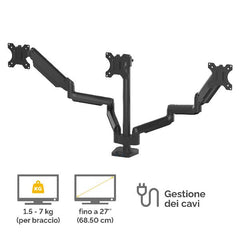 BRACCIO MONITOR TRIPLO PLATINUM SERIES