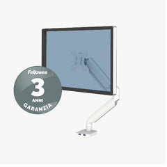 BRACCIO MONITOR SINGOLO PLATINUM COLORE BIANCO
