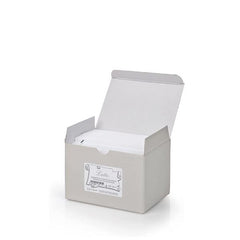 Scatola 100 biglietti + 100 buste – Lutto – bianco – 90 x 140 mm – 240gr – Rex Sadoch
