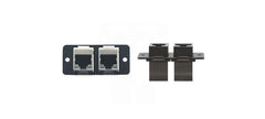 W4545 - DUAL RJ45 WALL PLATE