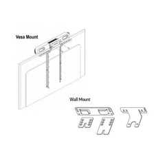 Poly Studio X30/X32/V12 VESA o Wall Mount