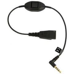 QD Cord to 3.5mm plug without call controller e.g. Blackberries, I-Phones